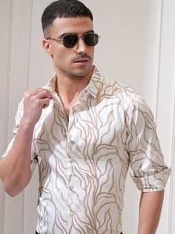 LOCOMOTIVE - Men Multi-Color Cotton Collar Neck Shirt