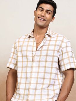 LOCOMOTIVE - Men Multi-Color Cotton Collar Neck Shirt