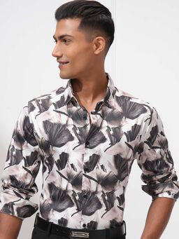 LOCOMOTIVE - Men Multi-Color Cotton Collar Neck Shirt
