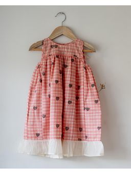 Love the world today - Peach Baked with Love Print Nightgown