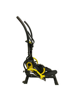 Reach - Evolve Elliptical Climber Cross Trainer + Stepper Exercise Fitness Equipment (Yellow)