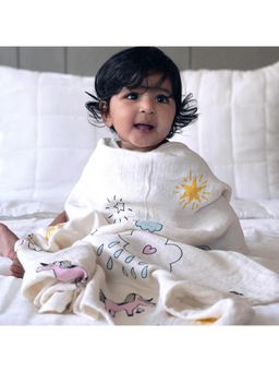 Doctor Towels - Unicorn Magic 4 Layer Bamboo Baby Swaddle (0-3 Months)