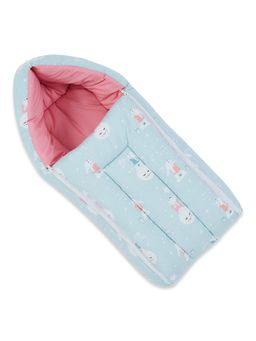 Haus & Kinder - 3 In 1 Cotton Carrier Nest Cum Sleeping Bag, Serene Dreamscape (0-6 Months)