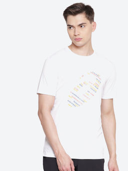 ASICS - Logo Print Ss White Men Gym & Training T-shirts