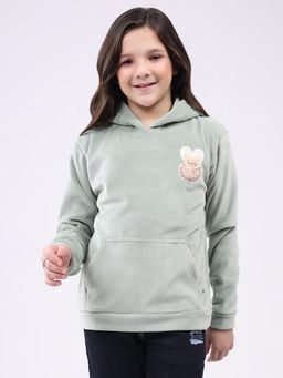 Monte Carlo - Girls Hooded Neck Full Sleeves Sweatshirt