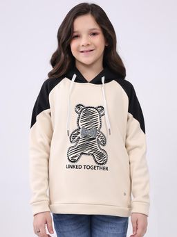 Monte Carlo - Girls Hooded Neck Full Sleeves Sweatshirt