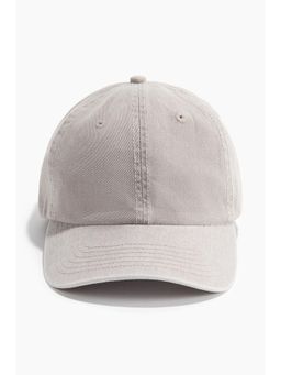 H&M - Men Grey Cotton Twill Cap