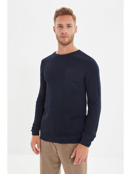 Trendyol - Man Navy Blue Sweater