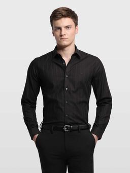 Arrow Newyork - Black Stripes Full Sleeves Shirt