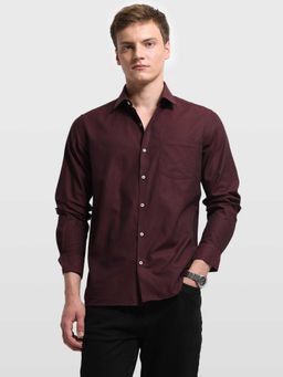 Arrow - Maroon Checks Full Sleeves Shirt