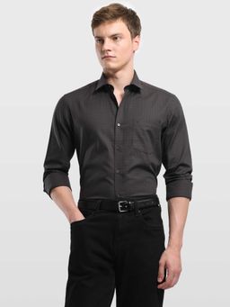 Arrow - Grey Checks Full Sleeves Shirt