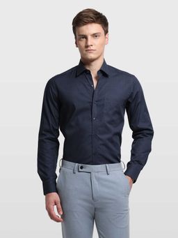 Arrow - Blue Stripes Full Sleeves Shirt