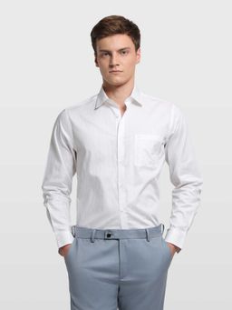 Arrow - White Stripes Full Sleeves Shirt