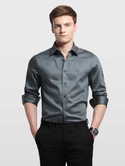 Arrow - Grey Printed Full Sleeves Shirt