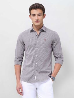 U.S. POLO ASSN. - Multi-Color Checks Full Sleeves Shirt