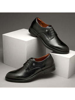 Arrow - Men Scoot Black Formal Lace Up Shoes
