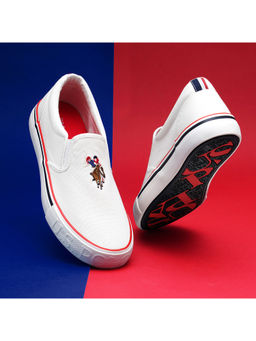 U.S. POLO ASSN. - Men Skye Off White Classics Sneaker Slip On