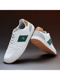 U.S. POLO ASSN. - Men Cuss Off White Retro Court Sneakers
