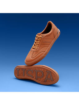 U.S. POLO ASSN. - Mens GIAN Tan Sneakers