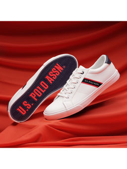 U.S. POLO ASSN. - Mens GAIMAN 3.O White Sneakers