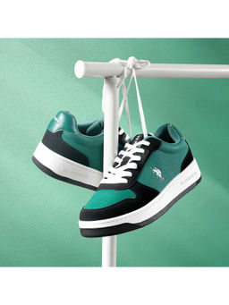 U.S. POLO ASSN. - Men Oakley Dk. Green Retro Court Sneakers