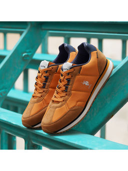 U.S. POLO ASSN. - Men Hutton Mustard Retro Joggers Sneakers