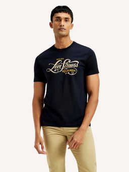 Levi's - Navy Blue Typography T-Shirt