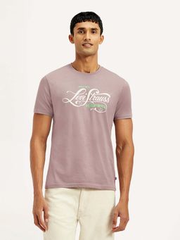 Levi's - Mauve Typography T-Shirt