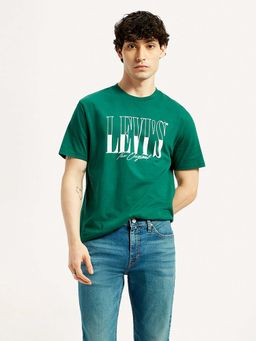 Levi's - Dark Green Typography T-Shirt