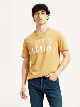 Levi's - Mustard Typography T-Shirt