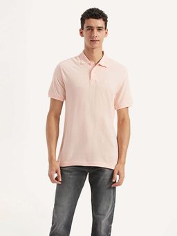 Levi's - Pink Solid Polo T-Shirt