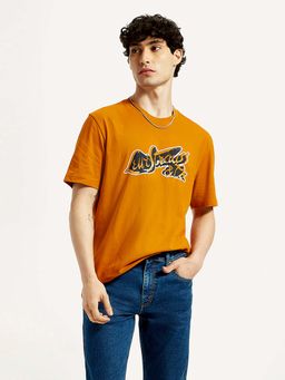 Levi's - Orange Typography T-Shirt