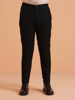 KISAH - Men Black Solid Pant