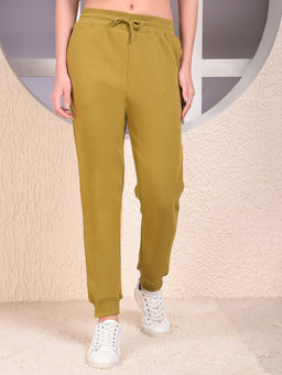CRIMSOUNE CLUB - Women Olive Joggers