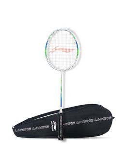 Li-Ning - G-Force 3900 Superlite Strung Badminton Racquet (White, Blue 79 g)