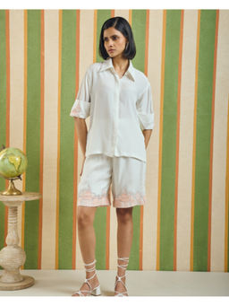 Orthodox - Block Tone Ivory Shorts