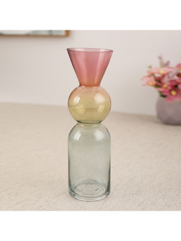 HomeTown - Pop Glass Vase in Multi Colour