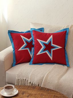 House This - Star Alert Red Cushion Covers