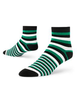 Dynamocks - Stripes X - Men and Women Ankle Length Socks - Free Size