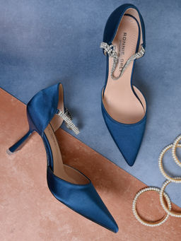 Ronnie Grey - Women Blue Solid Pumps
