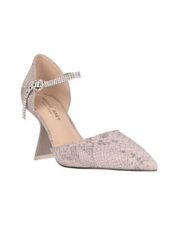 Ronnie Grey - Women Champagne Beige Animal Print Pumps