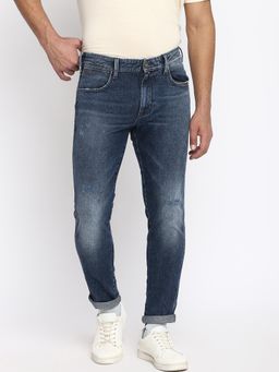Wrangler - Men Bostin Grinder Indigo Slim Fit Jeans