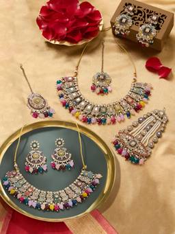 Zaveri Pearls - Multicolor Jewellery Set