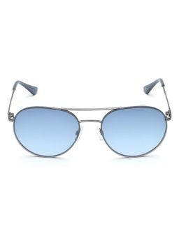 IDEE - Unisex Full UV Protected Blue Lens Oval Sunglasses (56)