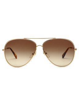Longchamp - Unisex Full UV Protected Brown Lens Aviator Sunglasses (61)