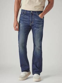 Levi's - Mens 517 Blue Bootcut Fit Mid Rise Kooltex Jeans