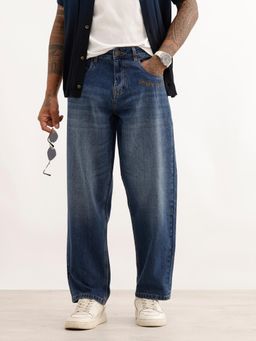 WROGN - Loose Fit Embroidery Detail Denim Jeans