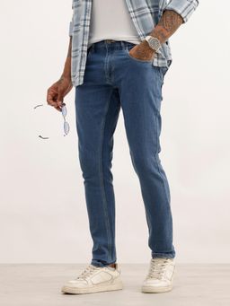 WROGN - Slim Fit Solid Denim Jeans