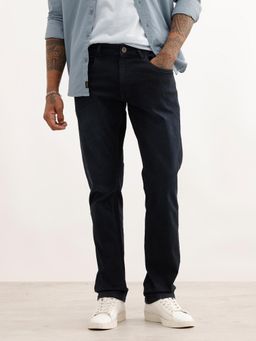 WROGN - Solid Straight Fit Denim Jeans