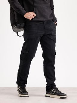 WROGN - Solid Relaxed Fit Denim Cargo